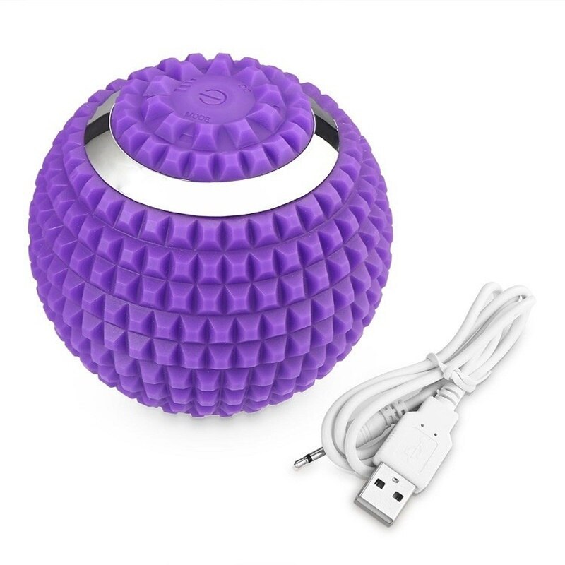 Silicone Fascia Ball Electric Massage Ball for Yoga and Muscle Therapy